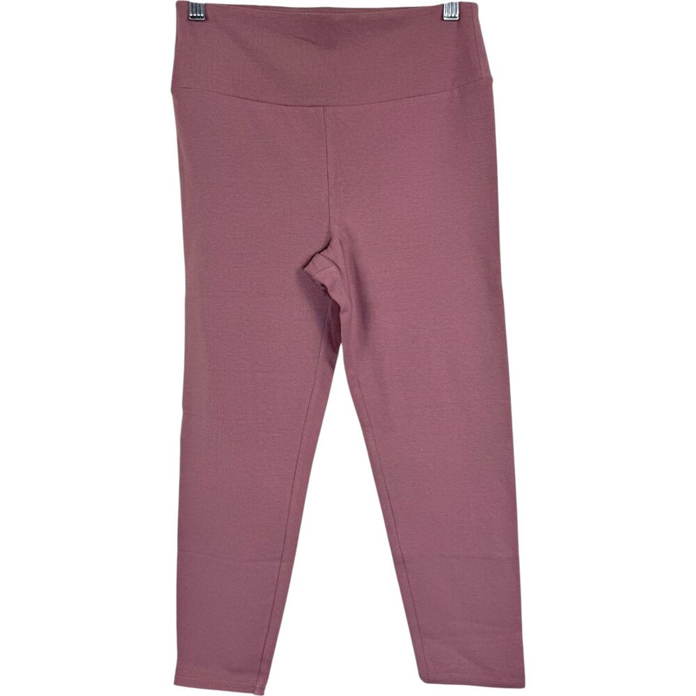 zuda Regular Basic Redefined Crop Legging Burgundy Rose XS NWOT Stretch Athletic